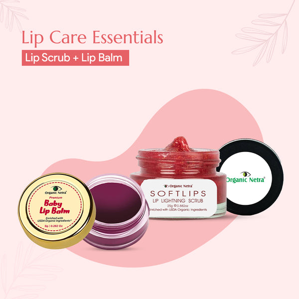 Lip Care Essentials Lip Scrub + Lip Balm