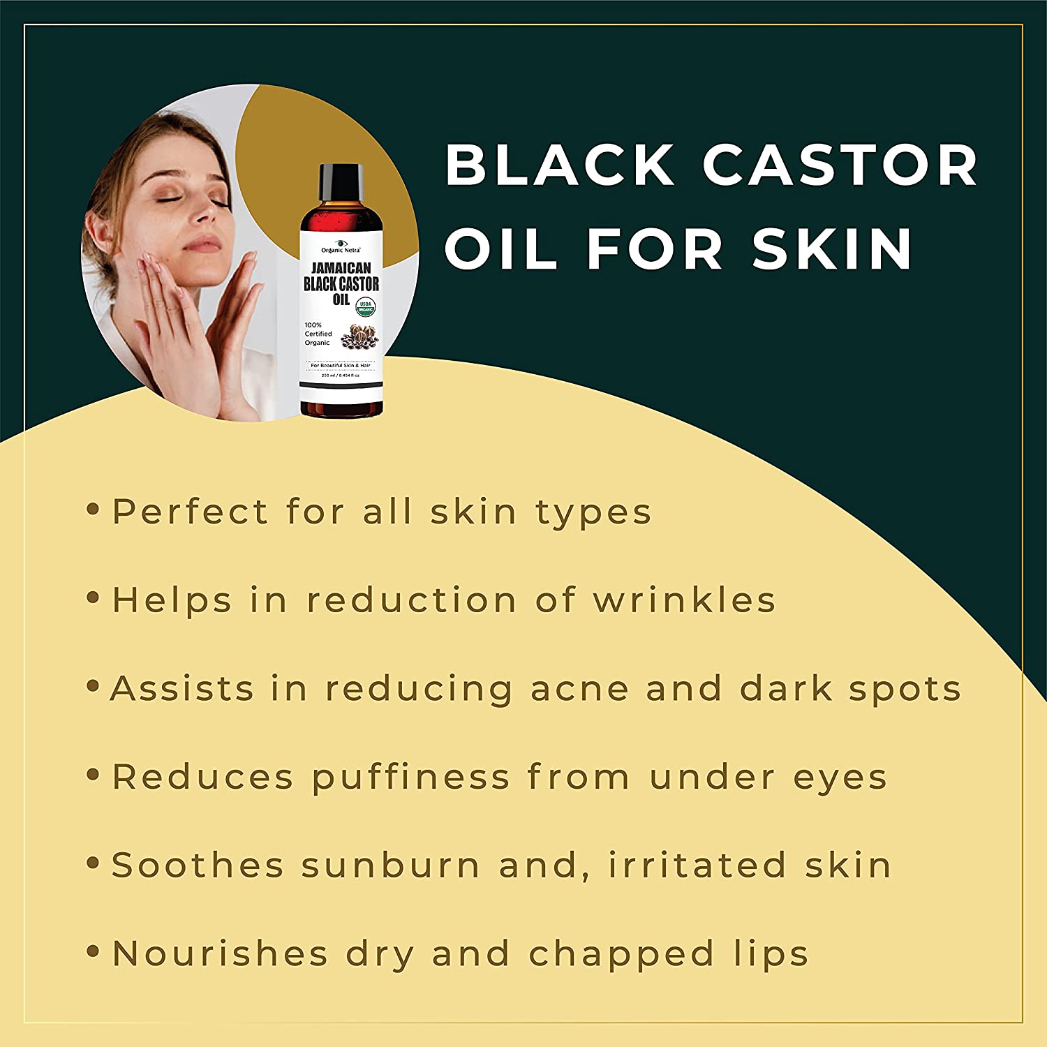 Jamaican Black Castor Oil - 250 ml MANTRA ORGANICS
