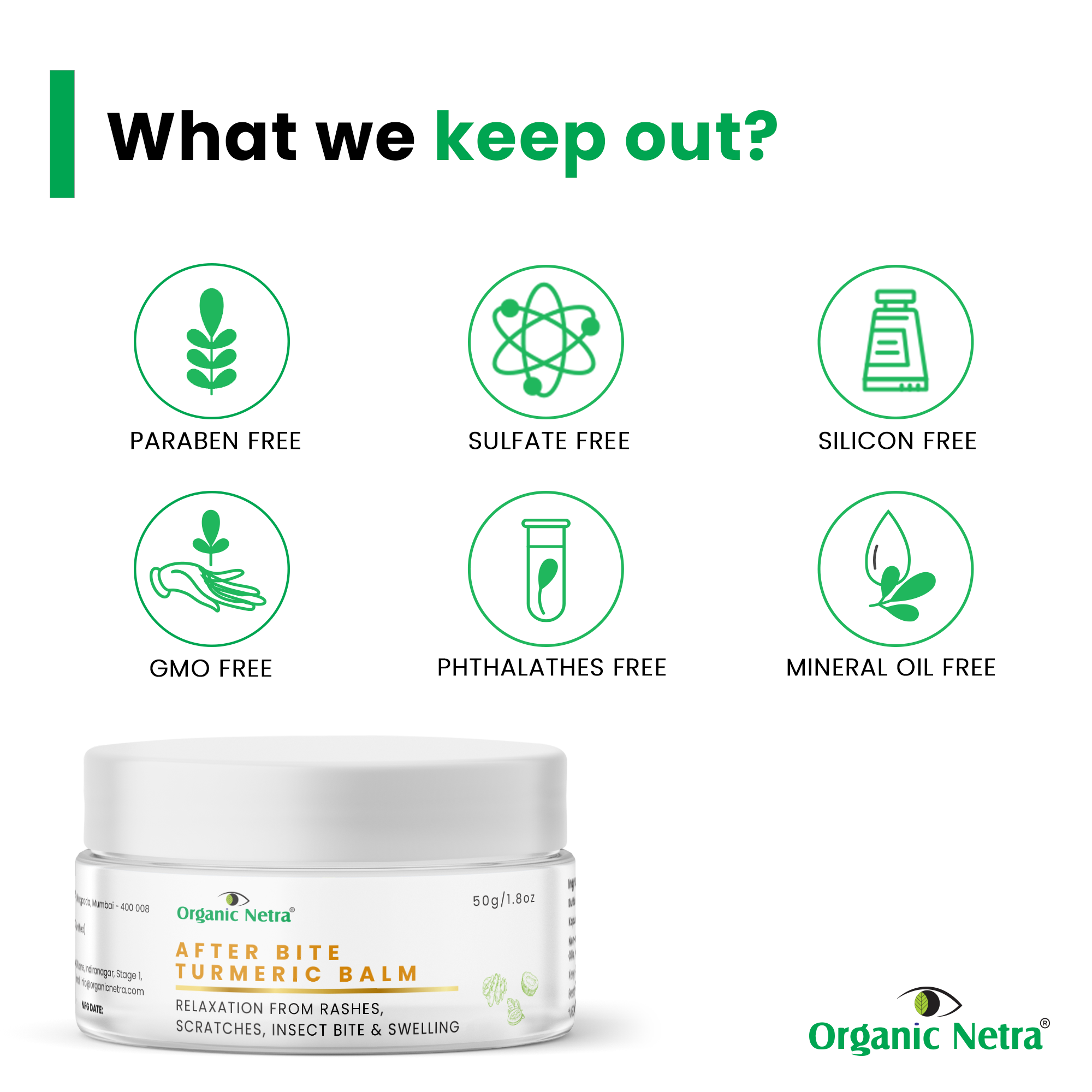 Neta Balm Buy Organic Netra After Bite Turmeric Balm - 50g – Organicnetra